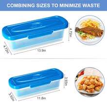 Batter Shaker Bowl With Lid Size Combination 2 Slices No Mess Bread Flour Flavoring Jar With Bread Tray For Fried Chicken, Fried Fish, Onion Rings And More, Available As Christmas, Halloween Gifts - Red - View 5