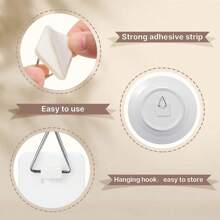 10Pcs Invisible Adhesive Plate Hanger Vertical Plate Holders For The Wall Hooks Decorative Plates Wall Holders For Display