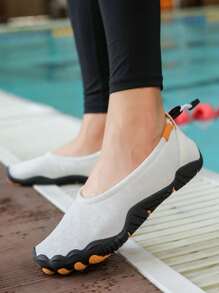 Dép đi biển ngoài trời Unisex, Giày đi bộ đường dài thời trang thông thường - trắng - Xem 2