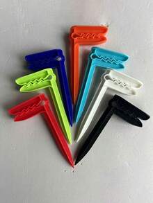 Pinzas para toalla de playa para exteriores - Estacas de anclaje para exteriores, pinzas/estacas de anclaje para toalla de playa/manta de picnic - Sujetan con  toallas y sábanas para camping y viajes a la playa - Multicolor - Ver 3