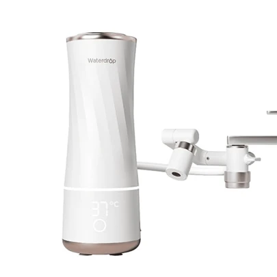 Waterdrop Płyn do mycia twarzy BFC2 do pielęgnacji skóry, miękka woda do delikatnego oczyszczania twarzy, dokładne czyszczenie, redukcja chloru, wzmocnienie nawilżenia, wodoodporność