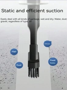 YAIUZGOO Aspiradora inalámbrica para coche, limpiador de polvo portátil para uso doméstico y en el automóvil, mini aspiradora con gran poder de succión para la limpieza del hogar, computadora e interior del automóvil
