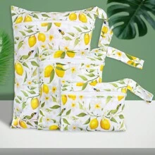Set de 3 bolsas para bocadillos para mascotas, bolsas de playa y piscina, lavables, impermeables y resistentes al agua para guardar artículos sucios de bebé, trajes de yoga o ropa húmeda