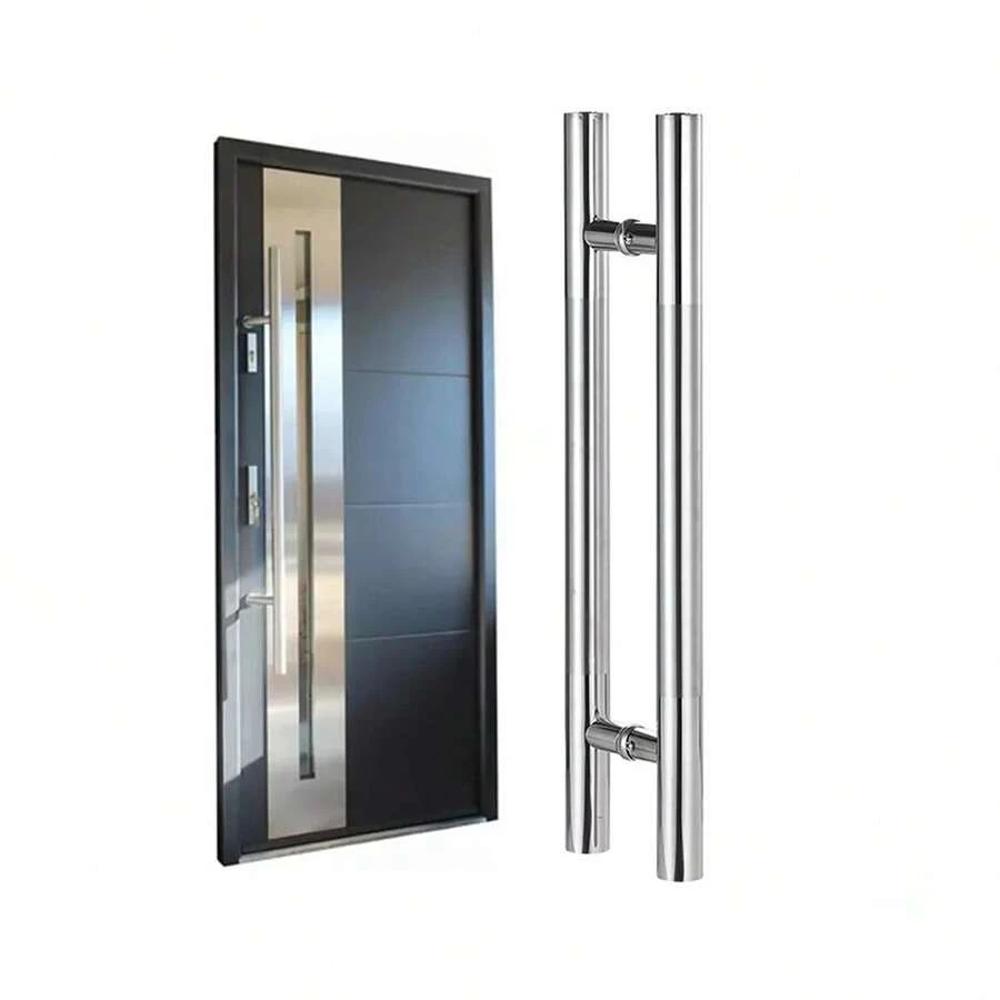 1 Pieza Jaladera Tipo H 120 Cm 1-1/4 Acero Inoxidable Satín Axcent - Plateado - Ver 1