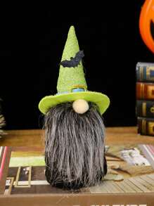 1pc Faceless Doll Halloween Decoration - Multicolor - View 6