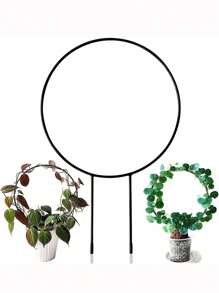 1pc/3pcs Circular Iron Garden Trellis Climbing Plant Support Spike