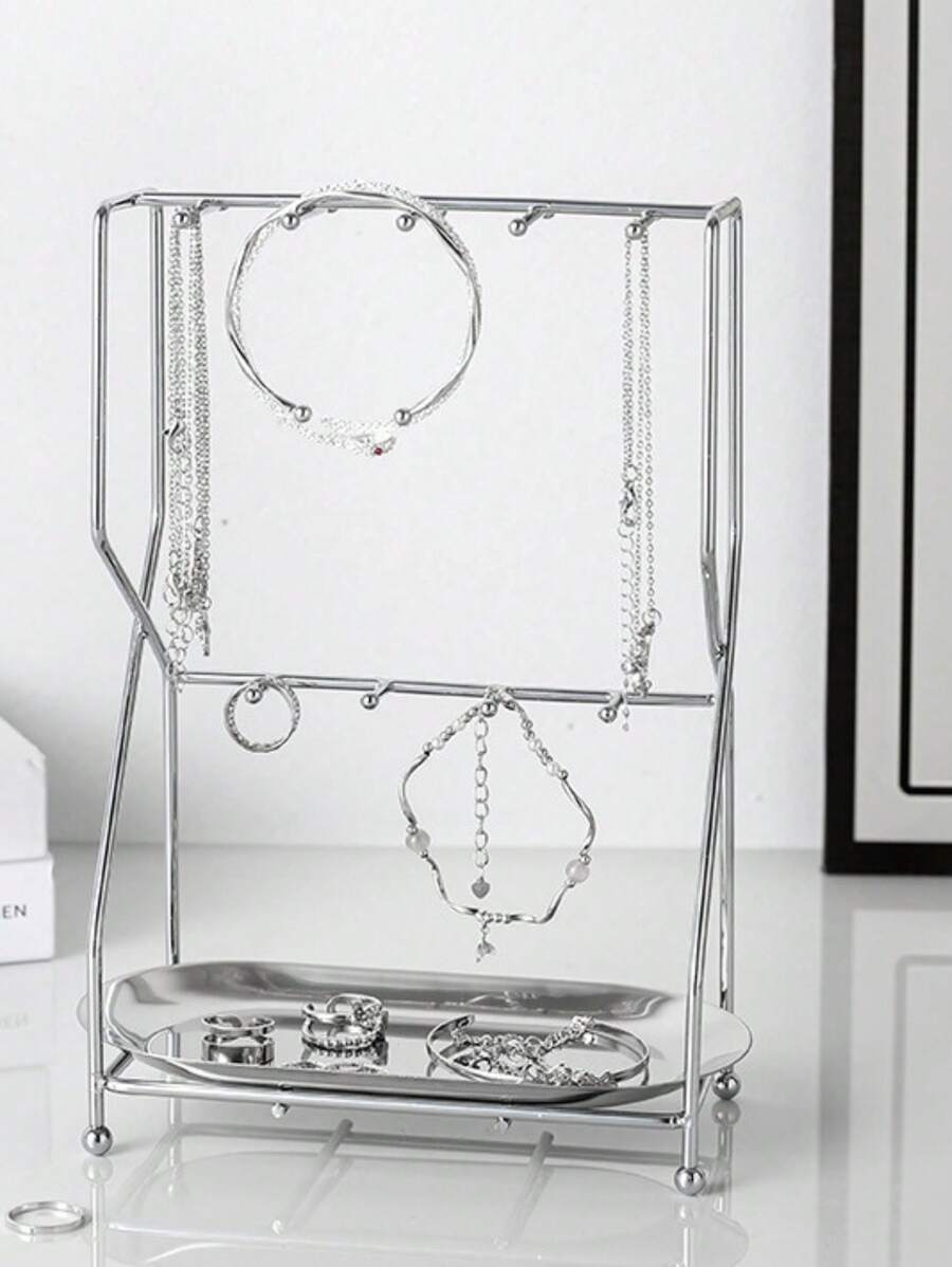 1pc Nordic Style Metal Jewelry Display Stand With Tray for Sale Australia New Collection Online