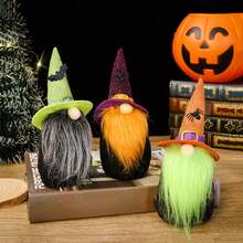 1pc Faceless Doll Halloween Decoration - Multicolor - View 1