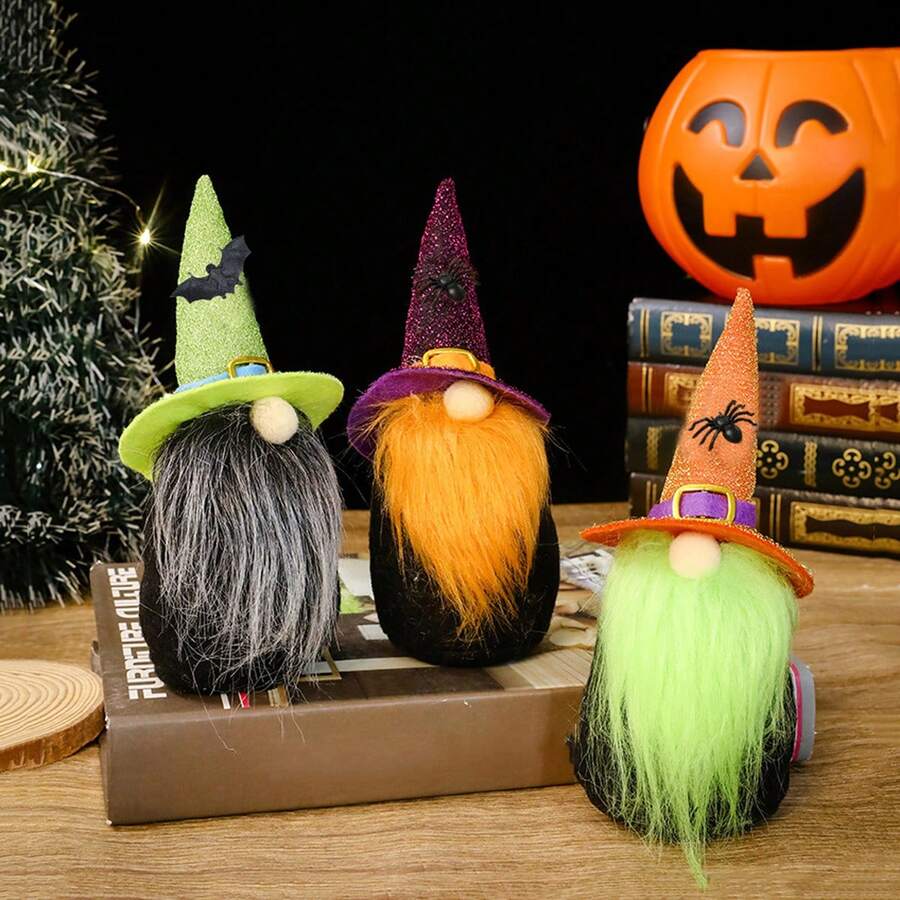 1pc Faceless Doll Halloween Decoration - Multicolor - View 1