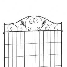 Outsunny Garden Decorative Fence Panel, 4 Pack, 44 X 36-Inch, Linear Length 12 Feet, Steel Border Folding Fence For Garden Landscaping - Black - View 9