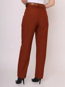 TWILL Social Basic Womenswear Tailoring Pants COD 102 - 鏽棕色 - 查看 4