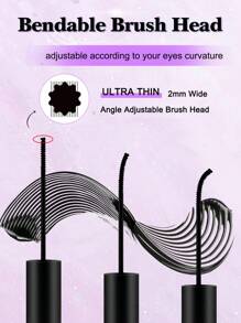 1支10毫升睫毛胶，超强粘性，持久48小时，防水，不含乳胶，最佳睫毛胶，超细柔韧刷头，黑色，Bond睫毛胶，10毫升/0.33盎司，完美纤长睫毛 - 黑色 - 查看 5