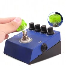 2 piezas Tapas para interruptores de efecto de guitarra, tapas de uñas de pie para pedales, tapa protectora