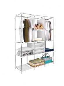 Clothes Organizer With Removable Hanger Compact Pink - 粉色 - 查看 5