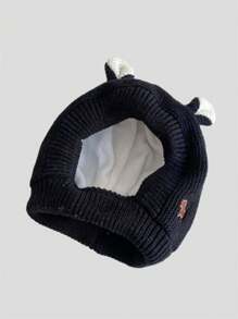 Baby Hats 1-3 Years Boys Girls Cute Ears Bonnet Winter Warm Thicken Caps Children's Earflap Hat Kids Winter Beanies Cap - Hedging Cap - View 6