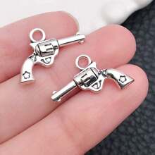 10/20 Pieces Western Cowboy Charms For Jewelry Making Alloy Antique Silver Cowboy Boot Hat Horse Cactus Charms Horse Western Pendant Cowboy Charms For Bracelet Necklace - One Size Fits All - View 30