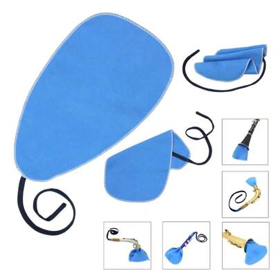 Saxophone Cleaning Cloth Durable Pull Through Cloth Soft Rag Sax Cleaning Tool