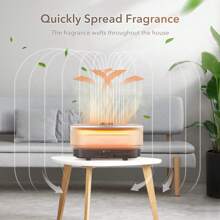 sejoy Humidifier - koyu ahşap rengi - Görünüm 7