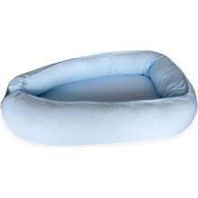 Duffi - Babynest-Kissen für Kinderbetten, 70 % Bambus, 30 % Baumwolle 0 - Multifunktionales Babynest-Kissen für Kinderbetten - Weiches und gepolstertes Babynest-Kissen für Kinderbetten - Tragbares Babynest-Kissen für Kinderbetten für Babys - Krippenkissen, das speziell für die Verwendung durch Babys entwickelt wurde
