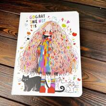 A5 Hardcover Waterproof Notebook, Thick Paper Journal - Multicolor - View 1