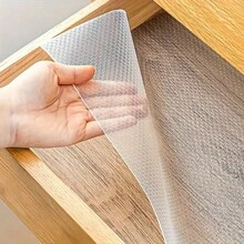Waterproof Non-Slip Plastic Shelf Liners Roll For Kitchen Cabinets, Drawers And Refrigerator - Moisture And Dust Resistant Cabinet Pad Liners (1 Roll) - Multicolor - View 6