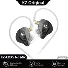 全新原装 KZ EDXS 耳机低音耳塞入耳式监听耳机运动防噪 HIFI 耳机 EDX PRO EDS ZSN PRO ZS10PRO ZSX - EDXS No Mic - 查看 2