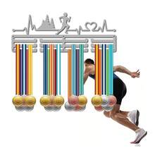 1pc Football/Running Medal Hanger Display Rack For Wall Home Badge Competition Gymnastics Swimming Medal Winning Storage Hook - Multicolor - View 6