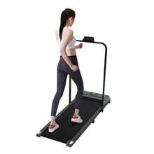 Folding Treadmill, Electric Treadmill, Walking Jogging Machine For Home Office - Grey - View 5