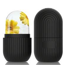 Rouleau de glace pour le visage et les yeux, outil de soin de la peau avec rouleau de glace, glaçon facial, masseur de visage, moule à glace en silicone pour les soins du visage - Multicolore - Voir 11