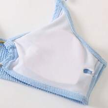 Traje de baño para Mujer Bikini con Falda - Azul - Ver 3