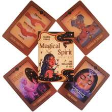 Halloween Decoration Rose Reading Tarot Cards, Mystical Fairy Tarot Cards, Animal Spirit Oracle Cards - Christmas & Halloween Gifts, Divination Toys