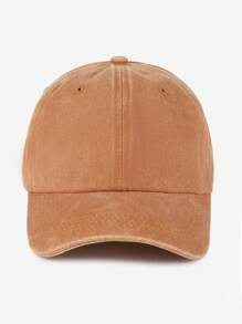 1 bucată șapcă de baseball din denim spălat solid pentru bărbați, mărime mare, reglabilă, elegantă, simplă, unisex, pălărie de soare cu vârf pentru exterior, muncă, călătorii, timp liber - A - Vizualizare 18