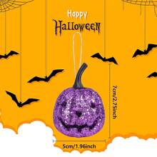 Colorful Mini Hanging Skull Decorations - Halloween Foam Hanging Skull Decor - Halloween Hanging Ornaments For Halloween Party,Christmas - Multicolor - View 3