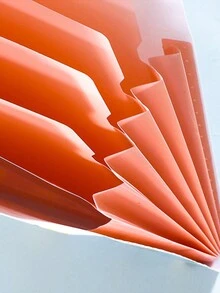 5pcs Waterproof Ditsy Floral Multi-Layer File Folders, Large Capacity Office Document Organizer, PP Portfolio Paper Organizer - Multicolor - View 3