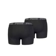 Puma Boyfriend Style Mens Basic Boxer Shorts (Pack Of 2) (Black) - Black - View 2