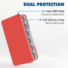 24-Slot Game Card Case & 24-Slot Micro SD Card Holder Case Compatible With Switch, Switch Lite, OLED - Multicolor - View 4