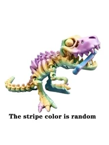 Réplica del esqueleto de Tiranosaurio Rex impreso en 3D - Decoración de dinosaurio impresa en 3D, ideal para escritorio y exhibición de oficina, regalo perfecto para adolescentes y adultos