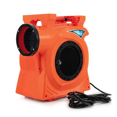 2HP/2300W Commercial Air Blower, Giant Outdoor Inflatable Bounce House Air Pump Fan With Integrated Handle, Portable Electric Blower For Bounce Castle