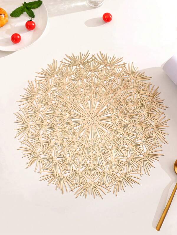 1-4 Stücke minimalistische PVC Tischsets, abwaschbar, leicht zu reinigen, abwischbar, rutschfest, hitzebeständig, Tischsets für Esszimmer, Sweet Reverie, elegante Tischsets, Tisch Dekorationen, Küchen- und Esszimmer-Matten, Deko für Feiertage & Hochzeiten, Wohndekoration, Weihnachtsdekoration, Party Zubehör