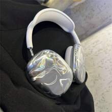 个性化创意电镀银色 AirPods Max 保护壳兼容 Apple 蓝牙耳罩式耳机保护套 - 銀色 - 查看 2