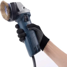 12 Pares de Luvas de Proteção para Homens e Mulheres, Luvas de Nylon Tricotadas Elásticas com Pontos Antiderrapantes de PVC para Construção, Jardinagem, Mecânica, Armazém e Industrial, Cozinha, Banheiro, Casa, Suprimentos Domésticos