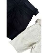 Children's Twill Bermuda Shorts Kit For Boys Black/Sand - màu đen - Xem 4