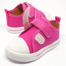 Children's Sneakers For Girls And Boys Quick Closure Back To School Soft Lightweight Non-Slip - Màu Hồng Tươi - Xem 2