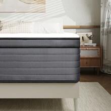 10/12/14 Inch Twin Full Queen King Mattress Gel Memory Foam Spring Hybrid Mattress In A Box - Dark Grey - View 1