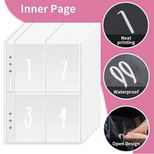 1 Book 100 Days Couples Savings Challenge Cash Savings Notebook Magnetic Closure Challenge Manual Flipbook - Multicolor - View 5