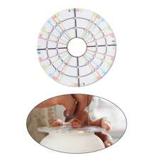 Torno de cerámica giratorio para recortar - Rueda giratoria de disco para recortar cerámica, torno de metal para alfareros y artistas de arcilla - Multicolor - Ver 5