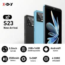XGODY 5.5 Inch Android Unlocked Smartphone 2GB+16GB Quad Core Dual SIM 3G Cellphone - Màu xanh lam - Xem 2