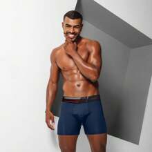 Kit 10 Comfortable Men's Boxer Briefs - 彩色 - 查看 3