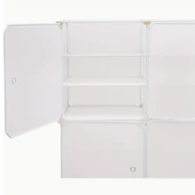 30 piezas Seguros de seguridad para cajones, Seguros de seguridad para refrigeradores, Seguros para gabinetes, Seguros de seguridad para puertas - Blanco - Ver 3