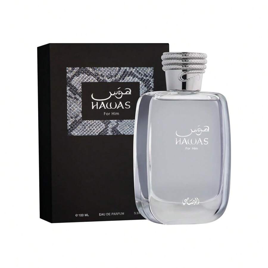 Perfumería Hawas by Rasasi Eau De Parfum Spray Perfumes Arabes Caballero3.4 oz 100 ml Perfumes para Hombre - 100ml - Ver 1